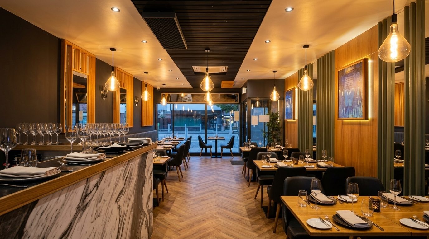 Inside Moda Turkish restaurant in Chelmsford